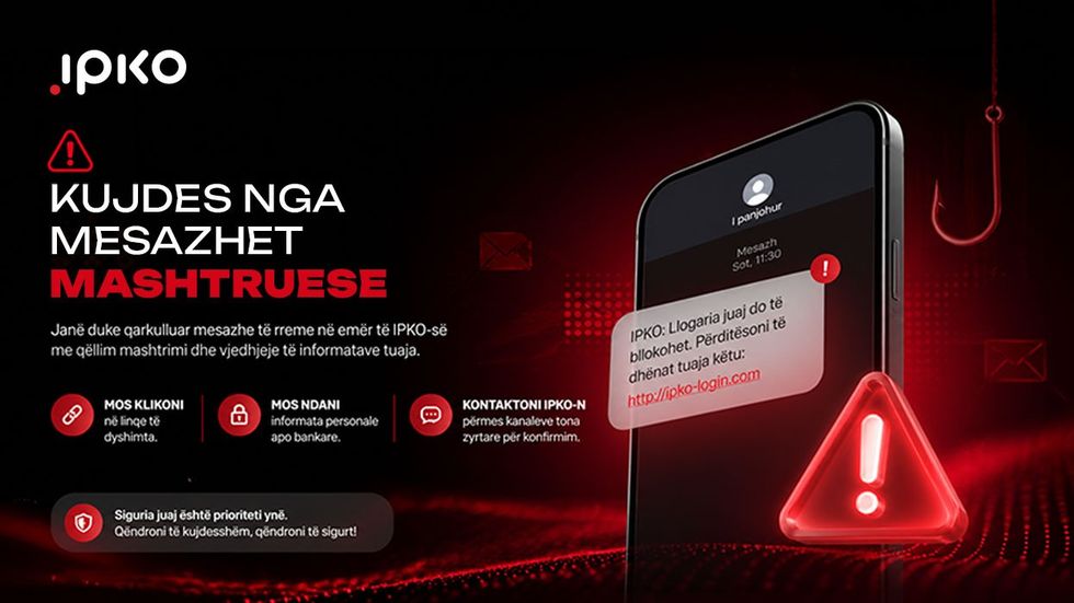 IPKO paralajmëron qytetarët për SMS mashtruese në emër të kompanisë