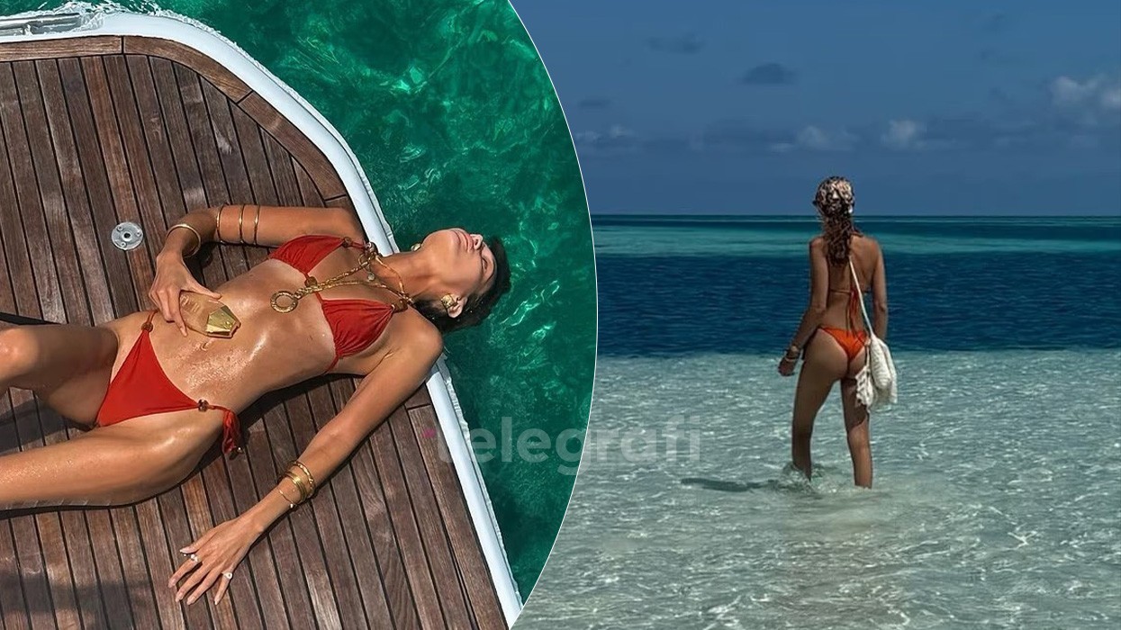 Bella Hadid mahnit me bikini të kuqe në pushime tropikale, supermodelja ndan momente relaksi në rrjetet sociale