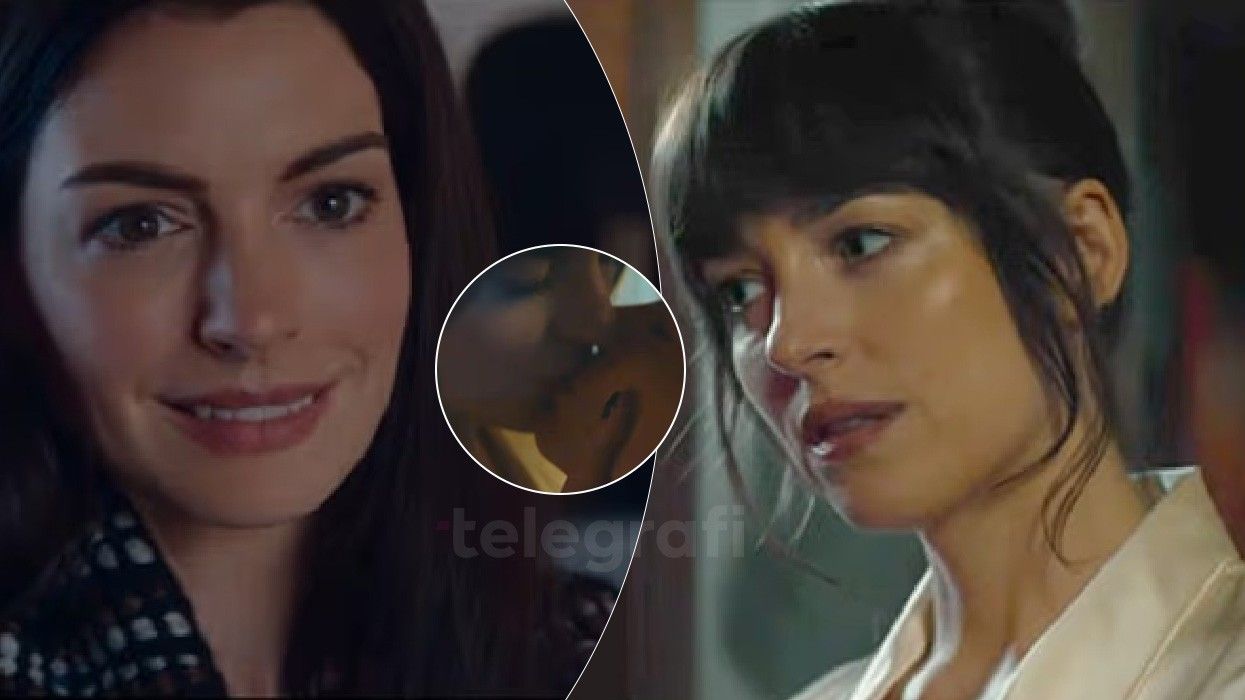 Anne Hathaway dhe Dakota Johnson surprizojnë me një puthje të fortë në trailerin e filmit “Verity” Anne Hathaway dhe Dakota Johnson surprizojnë me një puthje të fortë në trailerin e filmit “Verity”