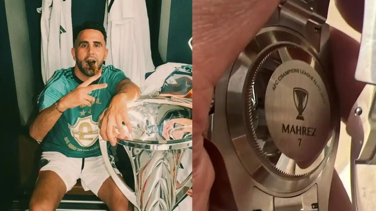 Mahrez i shpërblen me orë Rolex bashkëlojtarët e tij te Al Ahli