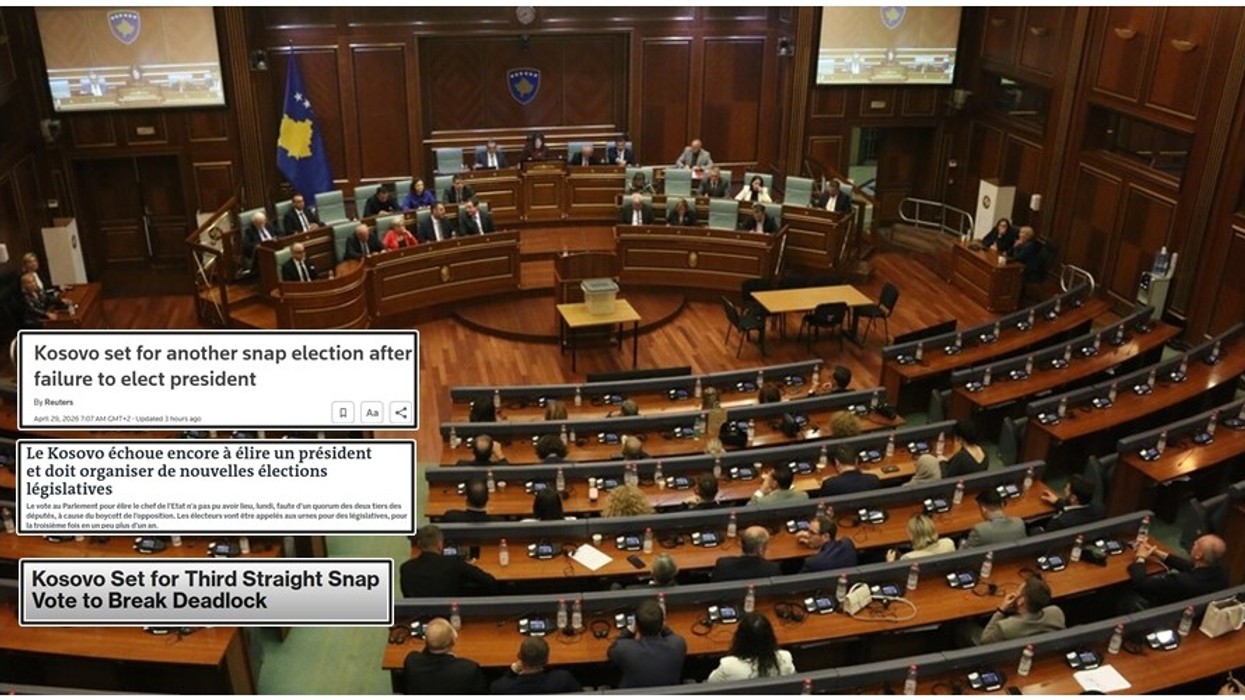 Si raportuan mediat ndërkombëtare për dështimin e zgjedhjes së presidentit të ri në Kosovë?