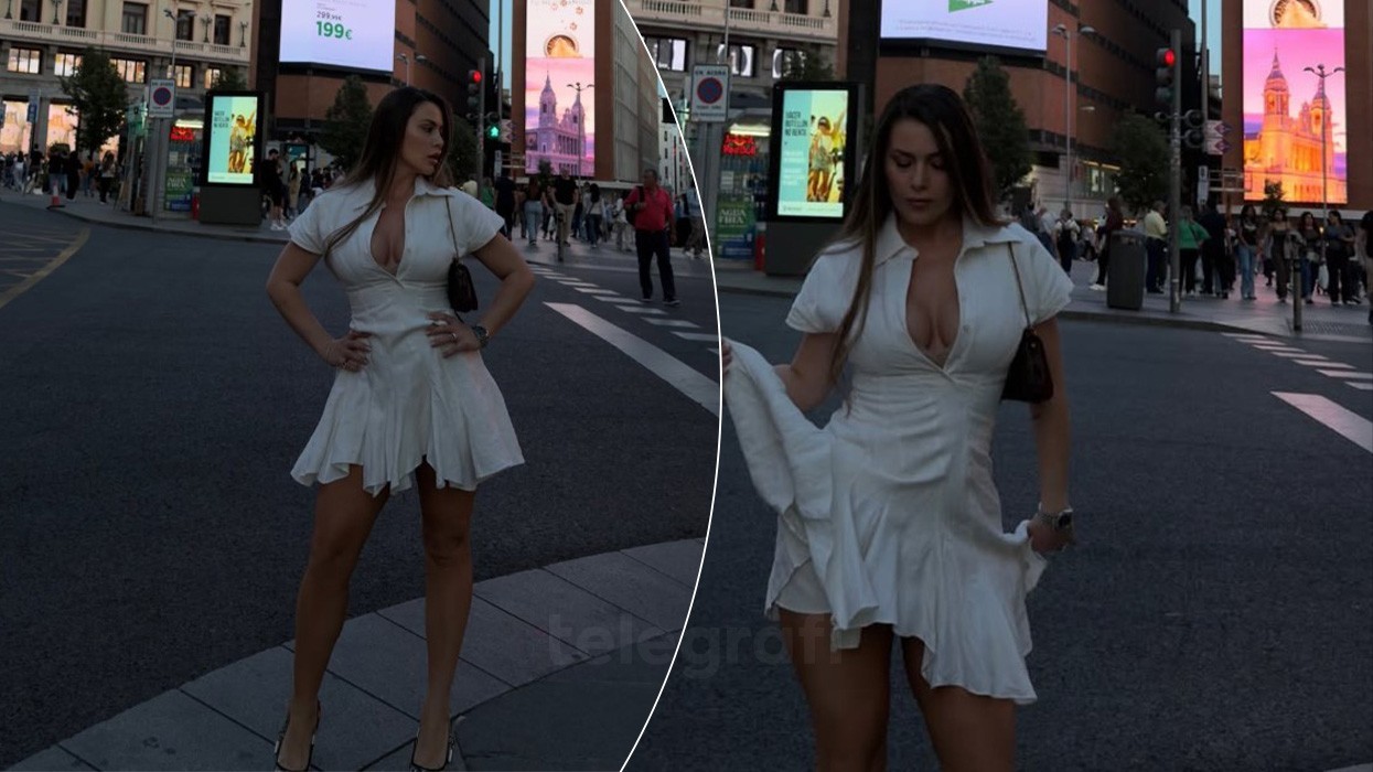 E veshur në të bardha, Olta Gixhari shkëlqen në Madrid