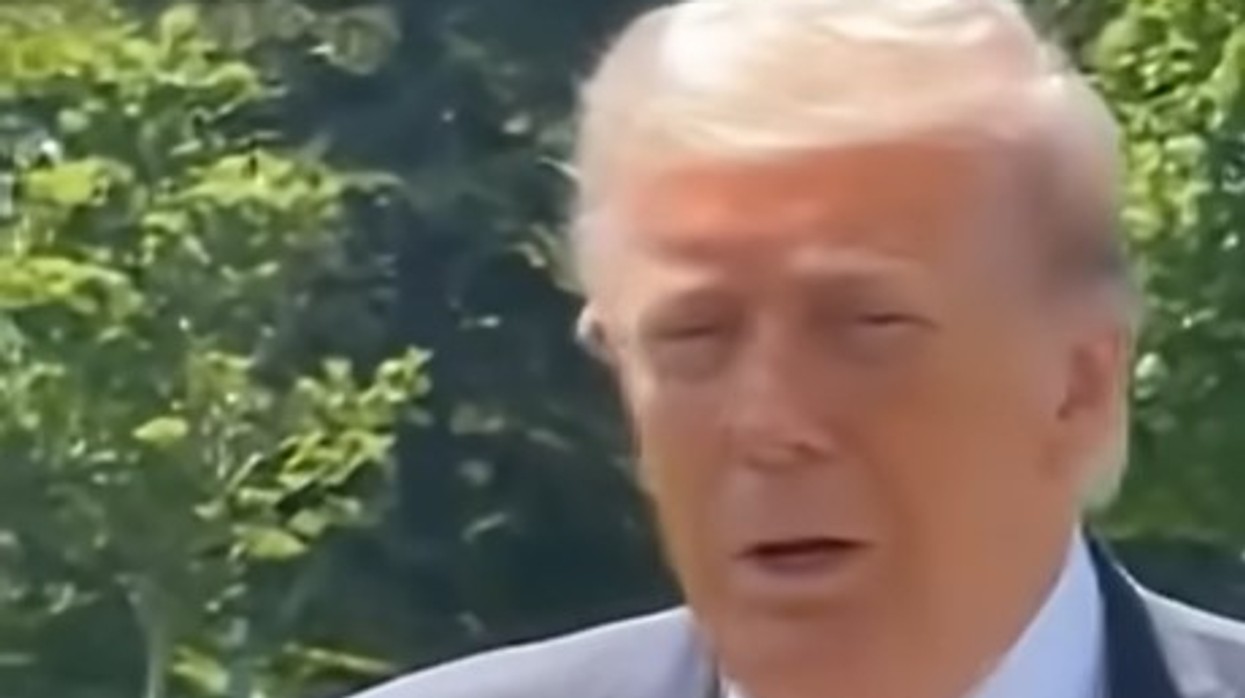 Një 'bletë agresive' ndërpret Trumpin gjatë deklaratave për gazetarë - shihni reagimin e tij