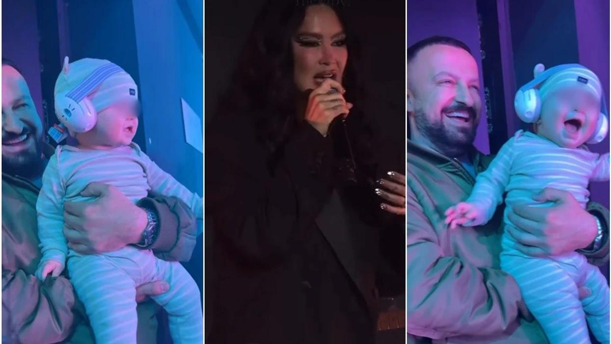 Duke parë nënën në skenë - reagimi i djalit të Dafina Zeqirit merr gjithë vëmendjen në koncertin e saj në Athinë