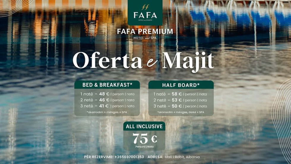 Ofertat e Majit - Fafa Premium Hotel & Spa