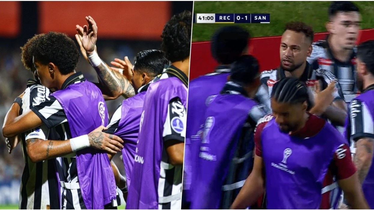 Merr fund tensioni mes Neymarit dhe Robinho Jr, pas golit të legjendës braziliane dyshja përqafohen
