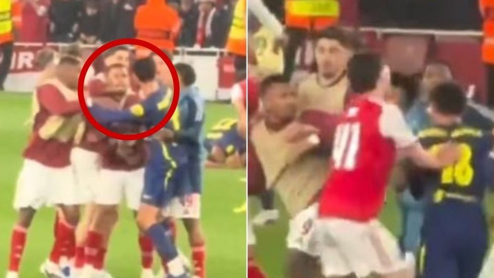 E goditi lojtarin e Atletico Madridit me shuplakë, ylli i Arsenalit rrezikon finalen e Ligës së Kampionëve