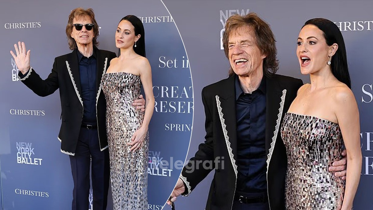 Mick Jagger u shfaq në humor të shkëlqyer krah të fejuarës Melanie Hamrick në Galanë e Baletit të NYC-së