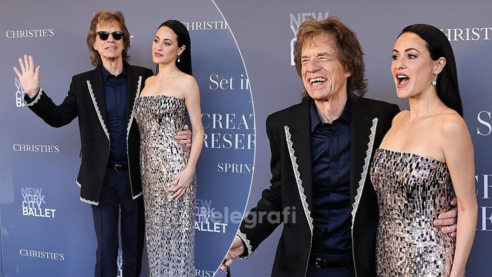 Mick Jagger u shfaq në humor të shkëlqyer krah të fejuarës Melanie Hamrick në Galanë e Baletit të NYC-së