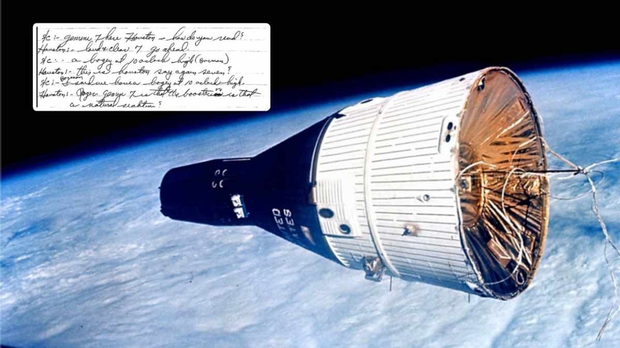 NASA publikon një regjistrim audio sekret të vitit 1965, astronautët raportuan për një objekt të paidentifikuar