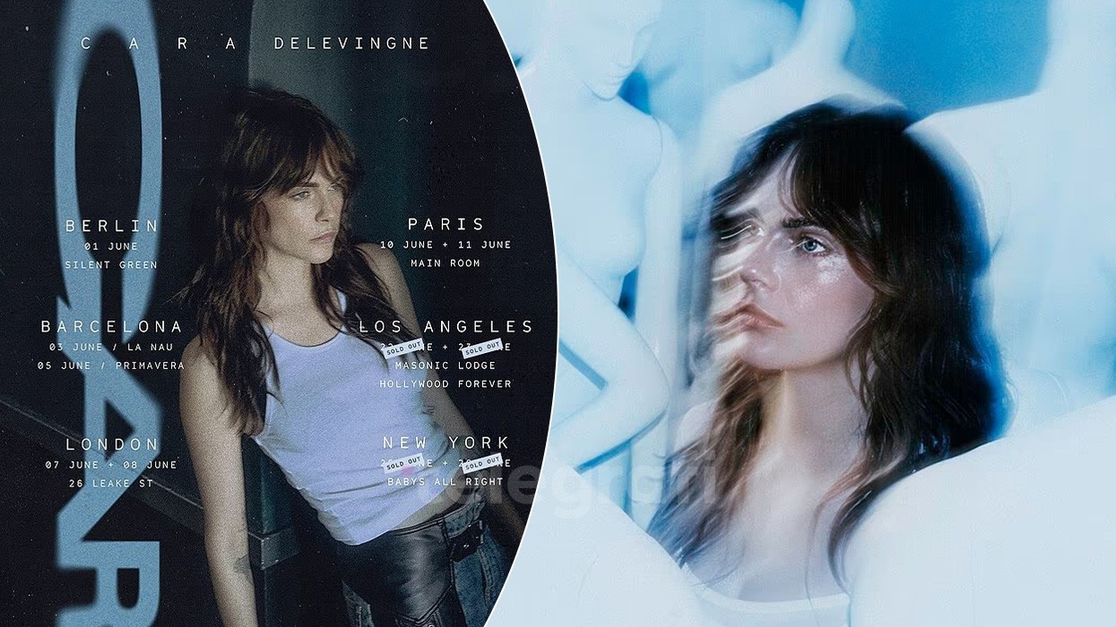 Cara Delevingne njofton debutimin muzikor, publikon dy këngë të reja dhe turne ndërkombëtar