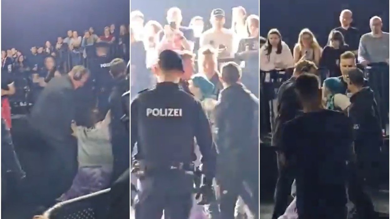 Skenë tensioni në Eurovision - të rinjtë largohen me forcë nga sigurimi pas mesazheve pro-Palestinës