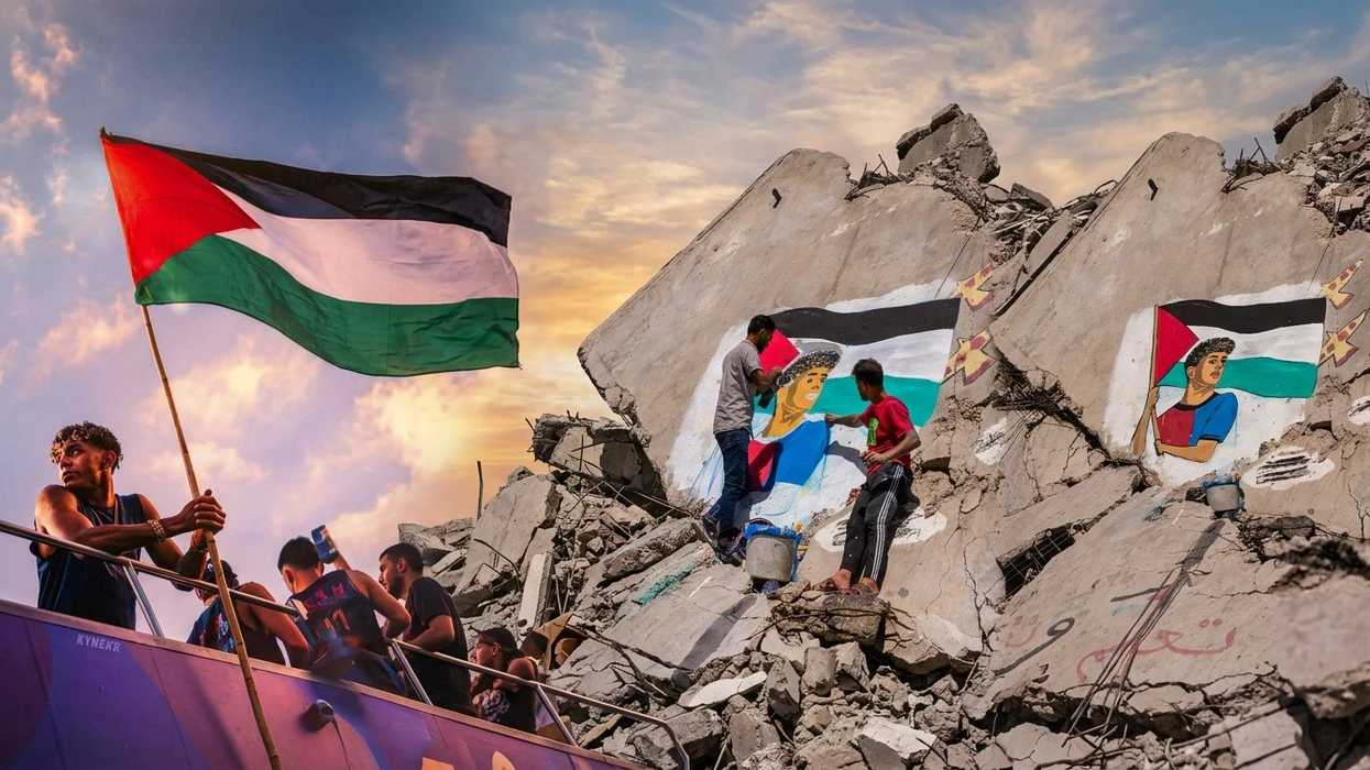 Palestinezët "i kthejnë nderin" Lamine Yamalit - murali i tij shfaqet në Gaza