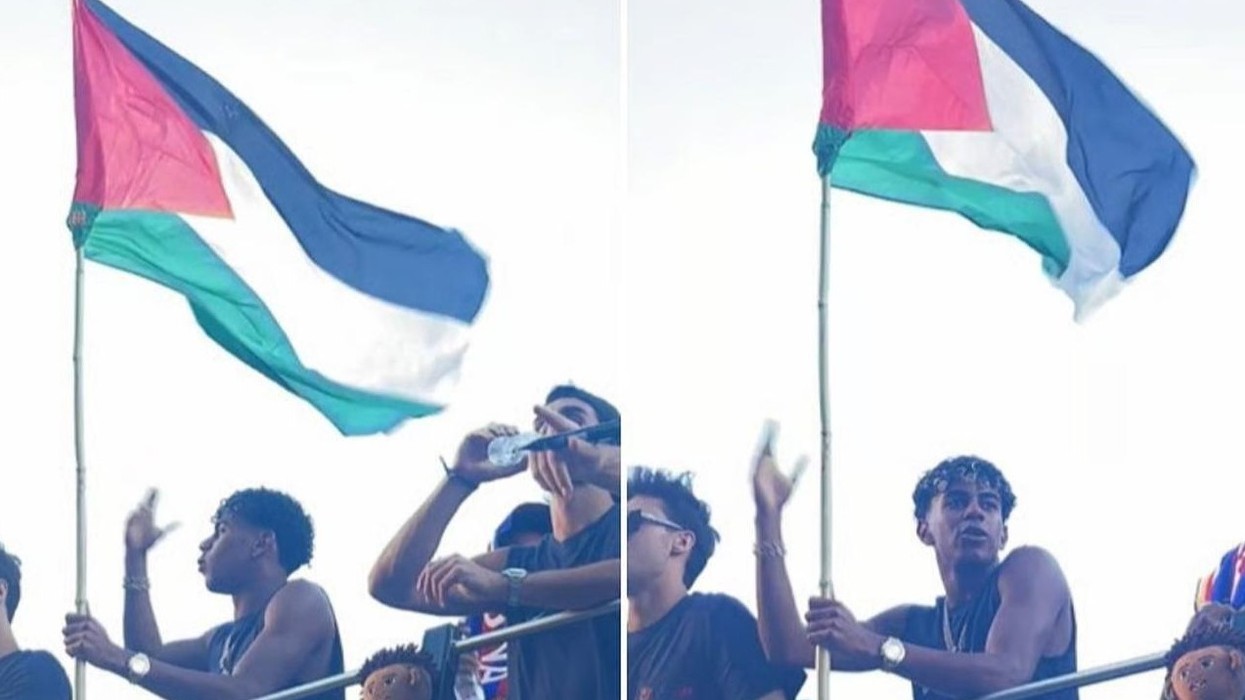 Festoi në paradën e titullit me flamurin palestinez, Izraeli godet ashpër Yamalin