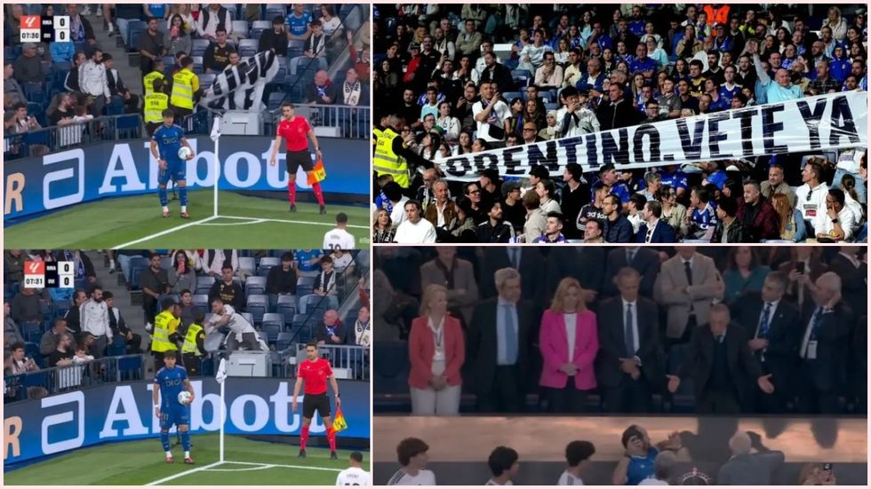 “Florentino, largohu tani” – pankartat anti-Perez hiqen nga stafi i sigurisë në 