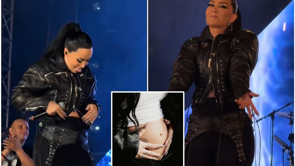 Dafina Zeqiri shtatzënë për herë të dytë, surprizoi fansat gjatë koncertit madhështor në Tiranë