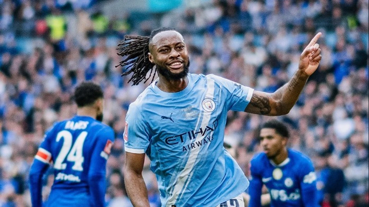 Antoine Semenyo bën heroin me gol me thembër, Man City e fiton FA Cup