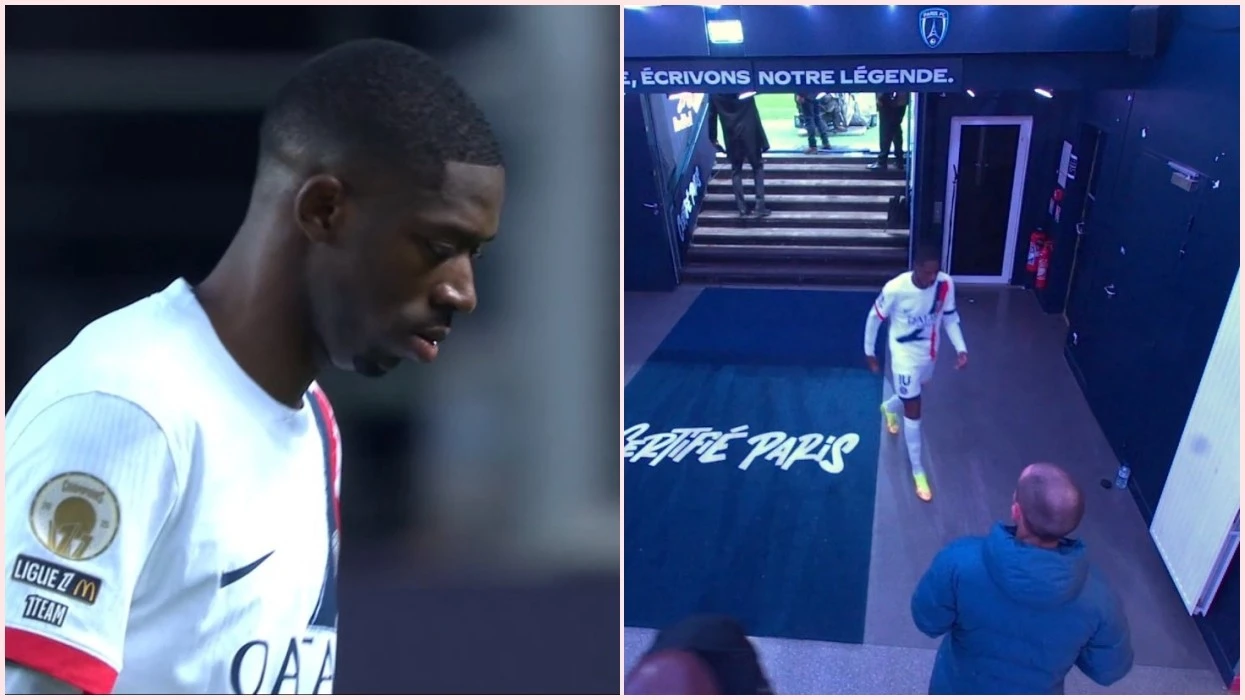 Ousmane Dembele frikësoi tifozët e PSG-së duke e lënë fushë herët - por duket se nuk mungon në finale