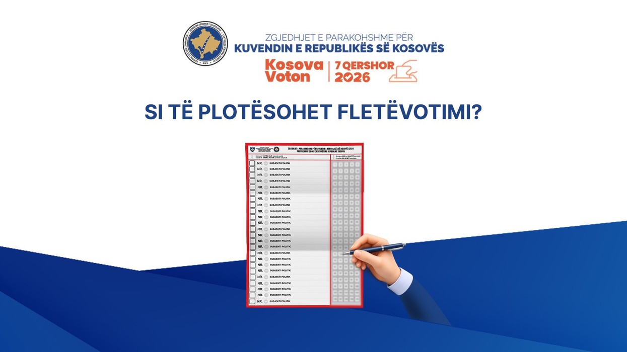 Si të plotësohet fletëvotimi për zgjedhjet e parakohshme?