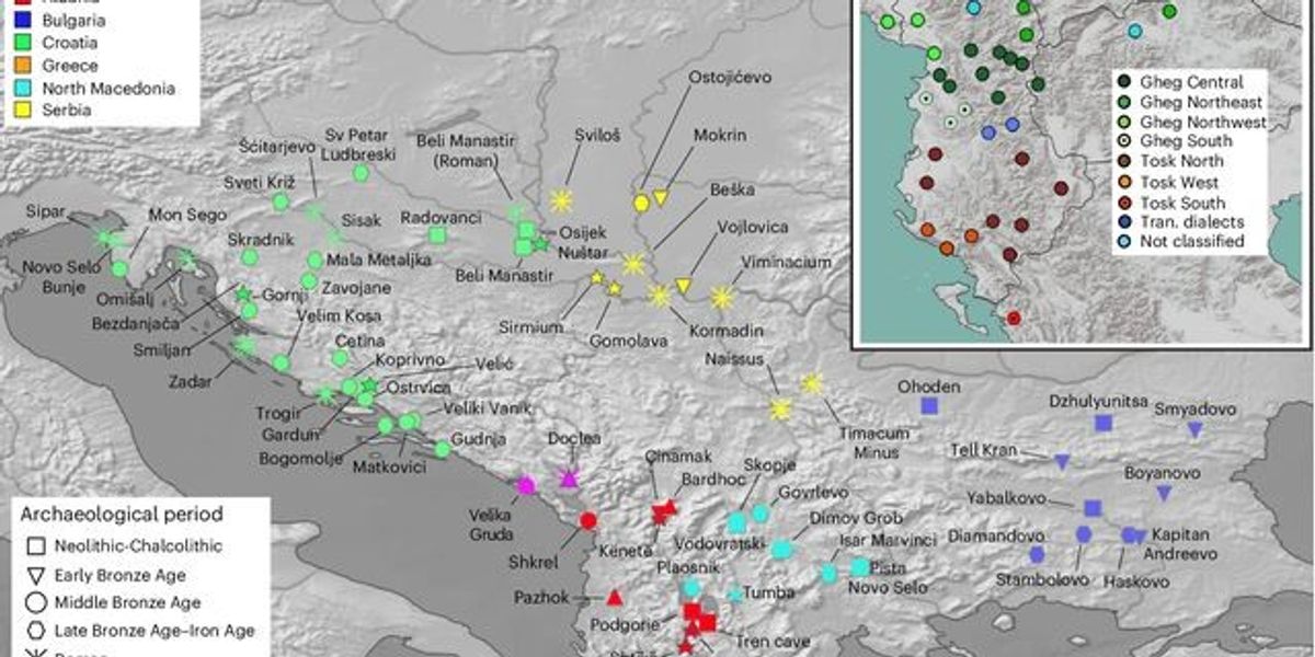 Studimi i 'Nature': Shqiptarët rrjedhin nga popullatat indigjene të Ballkanit që nga Epoka e Bronzit - dëshmi nga ADN-ja e lashtë