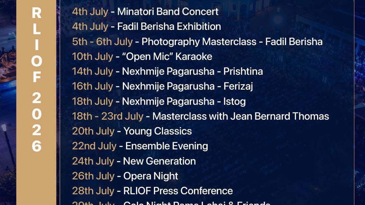 Rame Lahaj International Opera Festival 2026