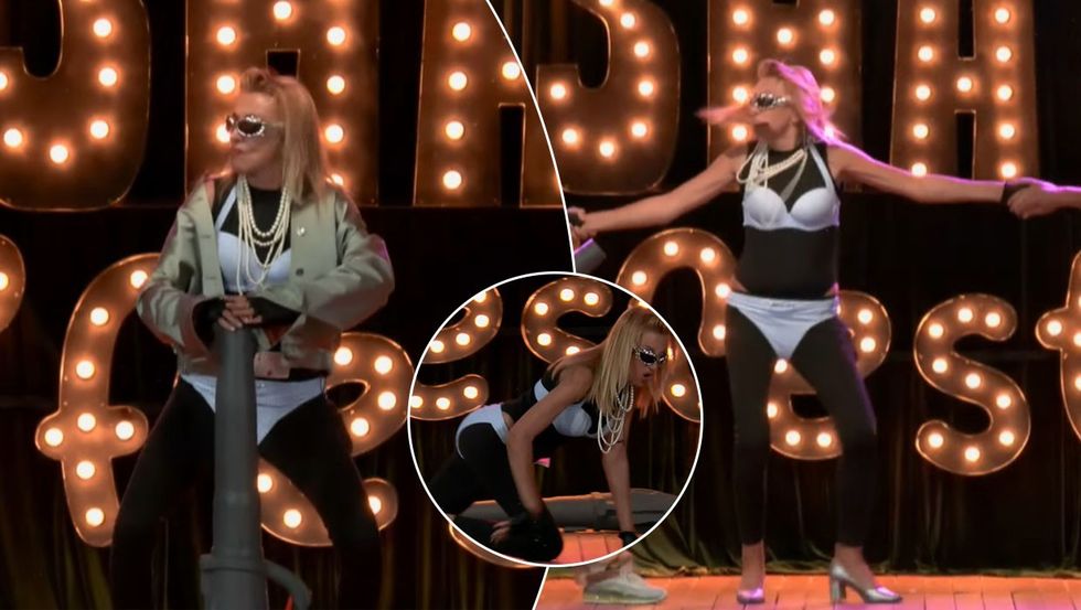 Mimoza Ahmeti si Lady Gaga, merr vëmendjen me veshjen ekstravagante dhe performancën me 