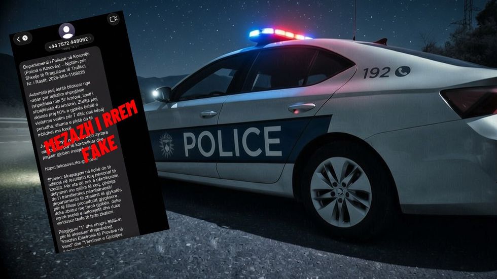 SMS mashtruese në emër të Policisë së Kosovës, qytetarëve u kërkohet kujdes