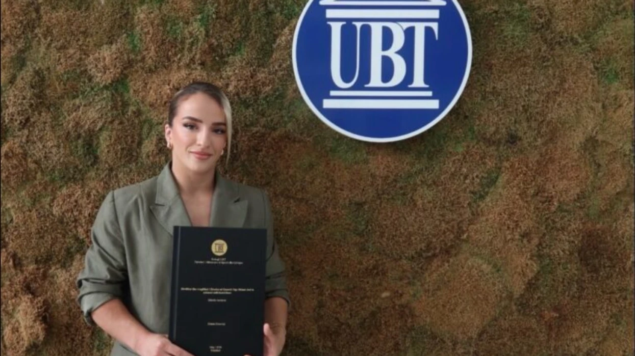 Kampionia olimpike, Distria Krasniqi diplomohet në Fakultetin e Shkencave të Sportit në UBT