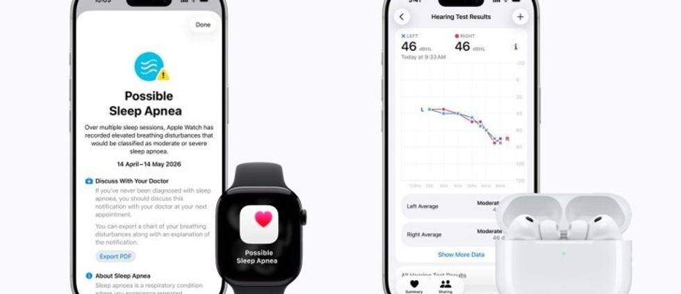 Njoftimet e Apple për apnenë e gjumit dhe veçoritë e testit të dëgjimit tani janë të disponueshme në Indi