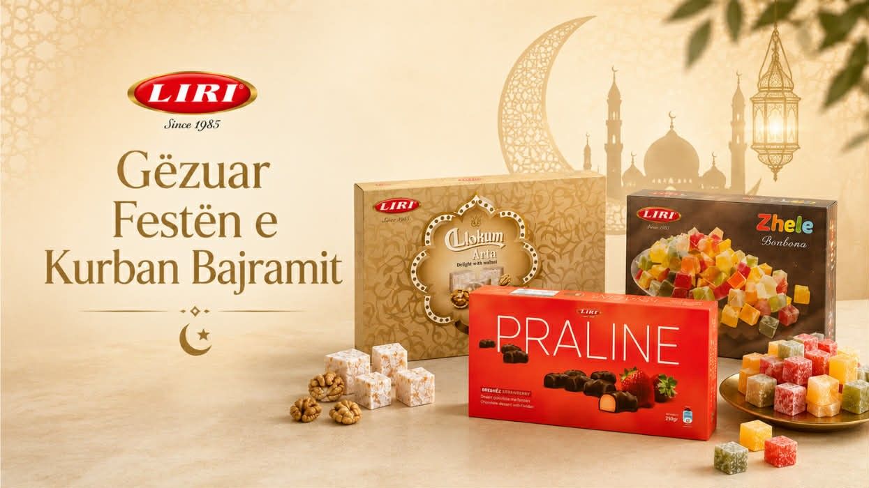 Me ëmbëlsi dhe ngrohtësi, Liri ju uron Kurban Bajramin Me ëmbëlsi dhe ngrohtësi, Liri ju uron Kurban Bajramin