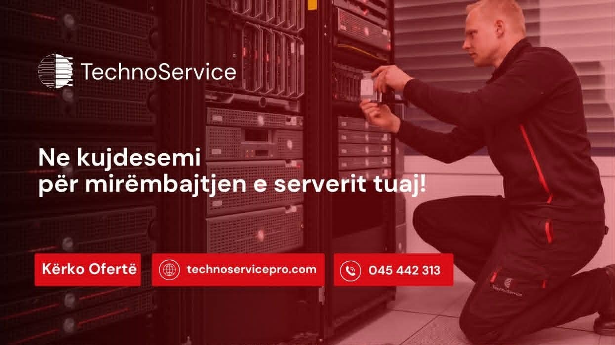Techno Service Pro sjell zgjidhje profesionale për mirëmbajtjen e serverëve