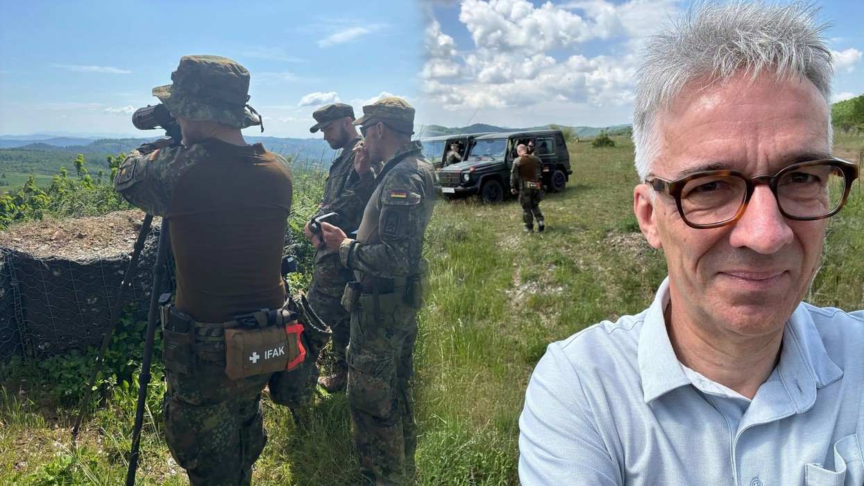 Ambasadori gjerman në patrullë me trupat e KFOR-it