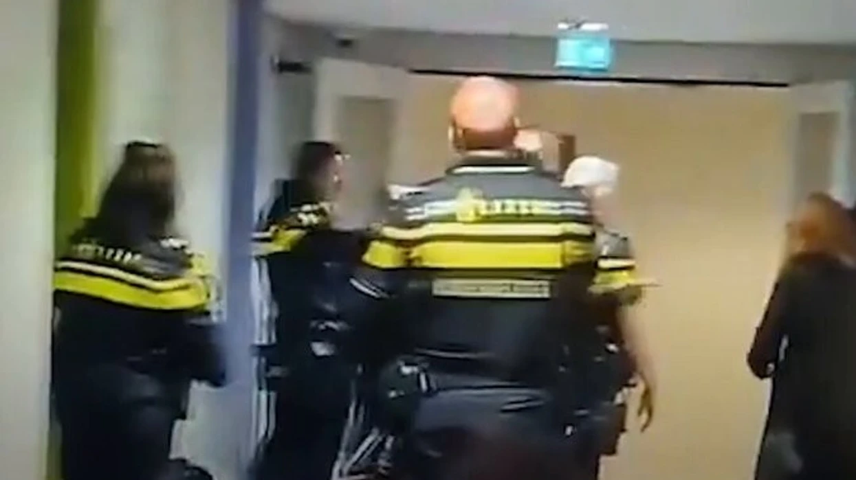Policia holandeze përdor forcë brutale ndaj një gruaje shtatzënë gjatë arrestimit - pamje