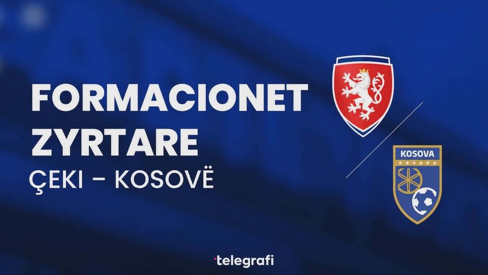 Çeki – Kosovë, formacionet zyrtare: Foda starton me dy sulmues