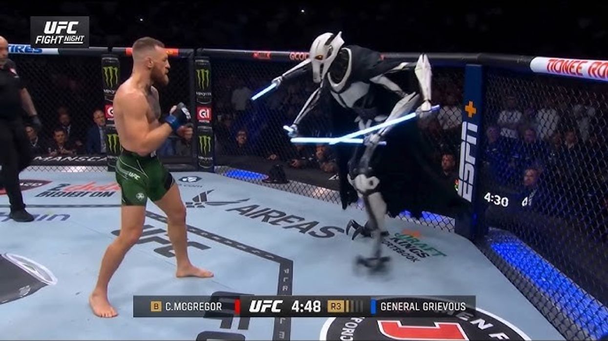 Al e fut Conor McGregor në një betejë epike me personazhet e Star Wars Al e fut Conor McGregor në një betejë epike me personazhet e Star Wars