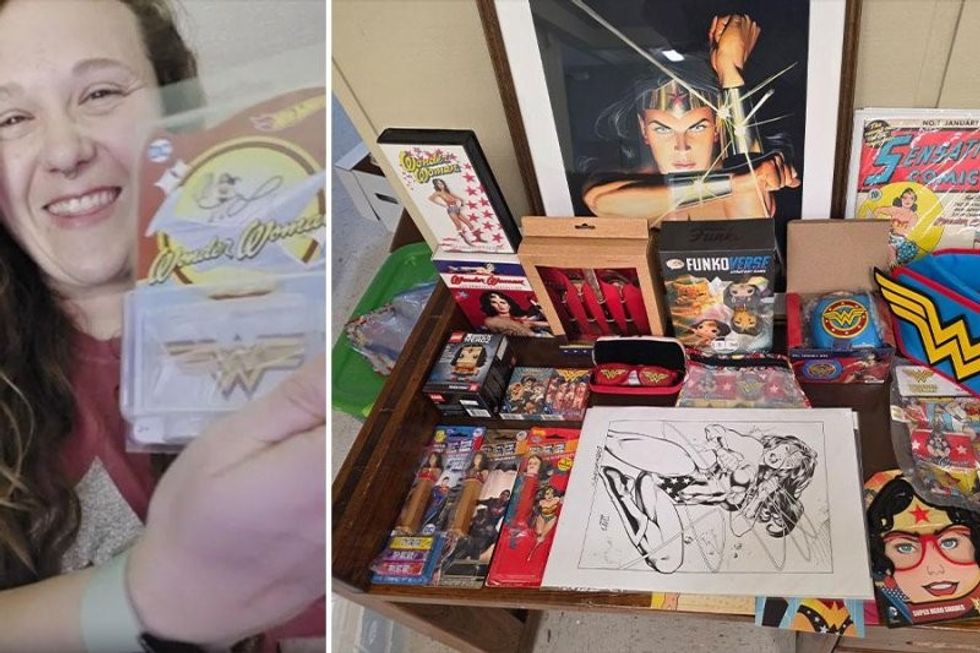 Një superfanse e Wonder Woman grumbullon koleksionin më të madh në botë