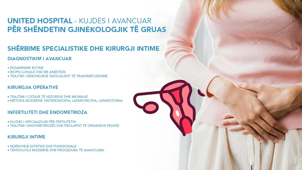 United Hospital - kujdes i avancuar për shëndetin gjinekologjik të gruas