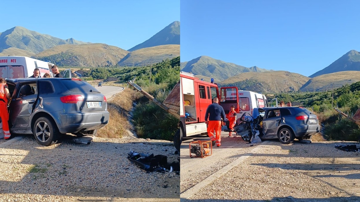 Aksident i rëndë në aksin Kardhiq-Delvinë, një i vdekur dhe tre të plagosur