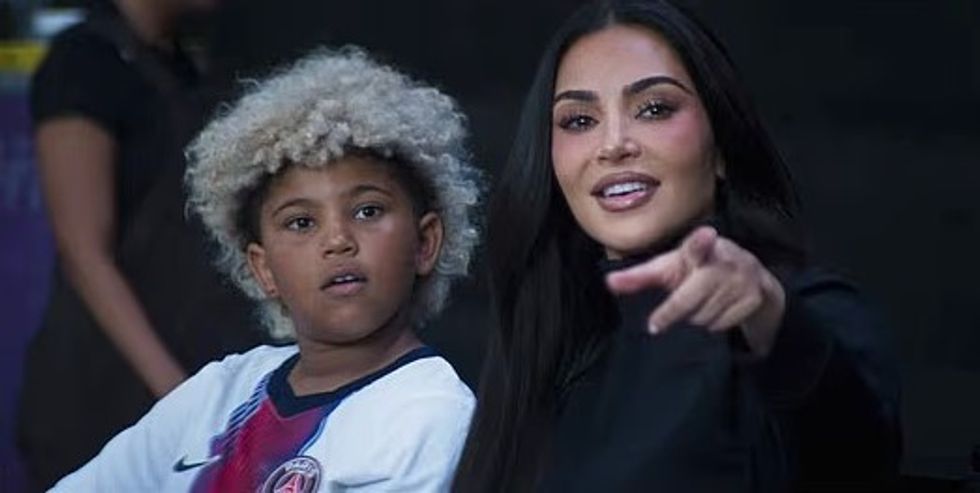 Djali i Kim Kardashian, Saint debuton në fushatën e madhe të Nike