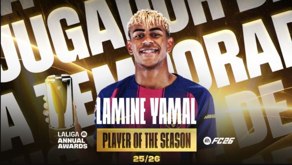 Lamine Yamal shpallet “lojtari i sezonit” në La Liga
