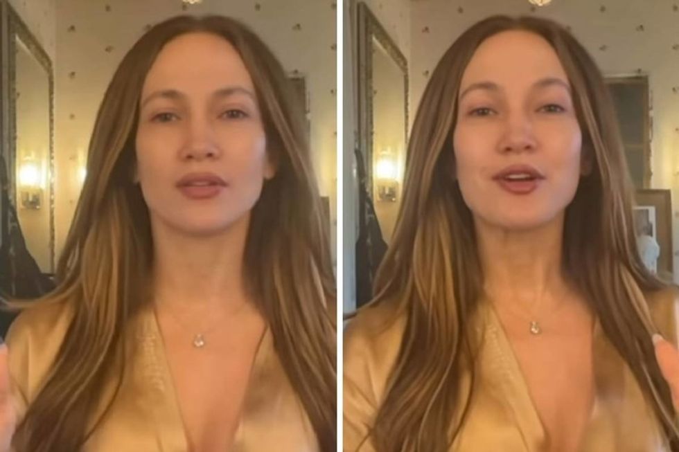 Jennifer Lopez publikon video për të treguar se si duket pa 