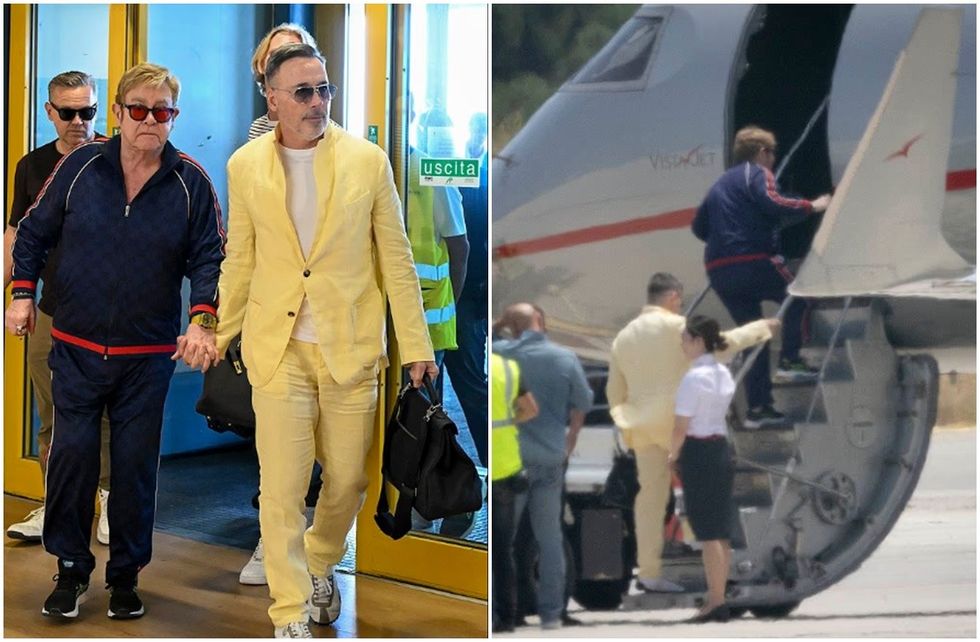 Elton John u largua me aeroplan privat pasi këndoi në dasmën