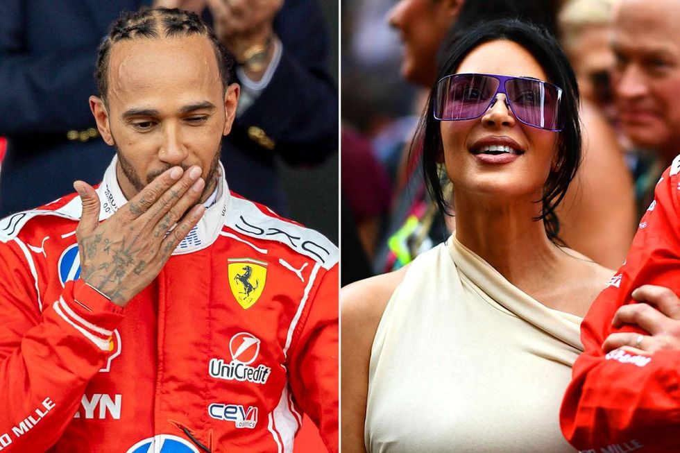 Kim Kardashian pozon me helmetën e Lewis Hamilton në Monako,