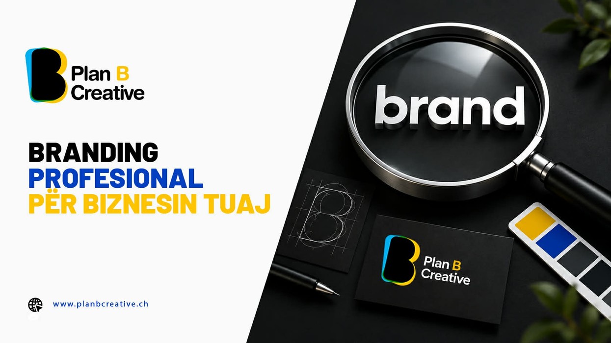 Branding profesional për biznesin tuaj me Plan B Creative