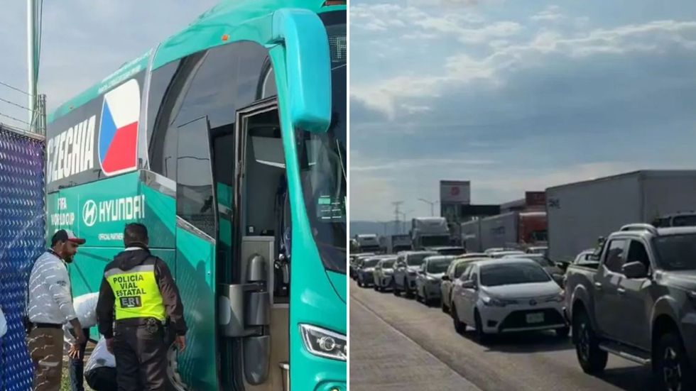 Çekët shkaktojnë kaos në trafik përpara Kupës së Botës, bllo