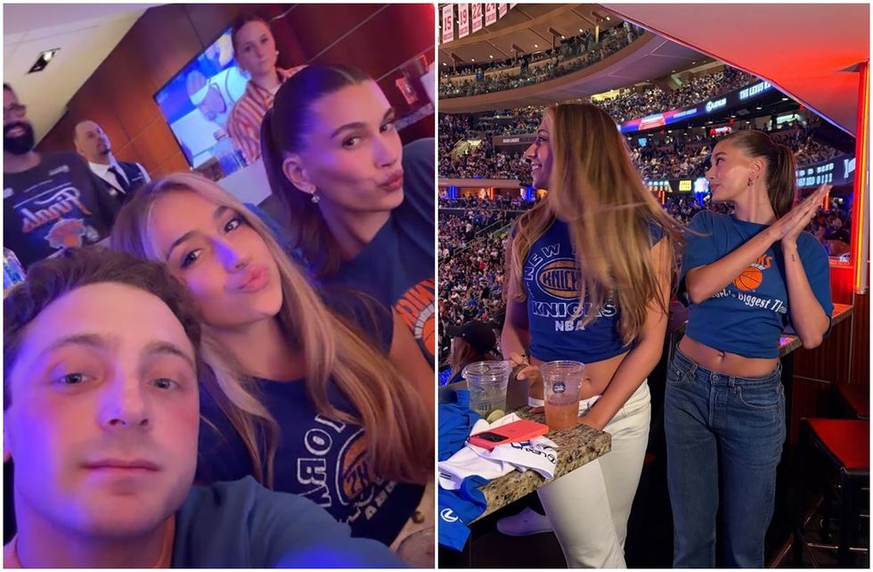 Hailey Bieber dhe Tate McRae ishin të pranishme në ndeshjen 