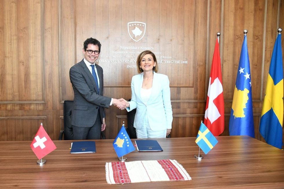 Marrëveshje mes Kosovës dhe Zvicrës për mbështetjen e biznes