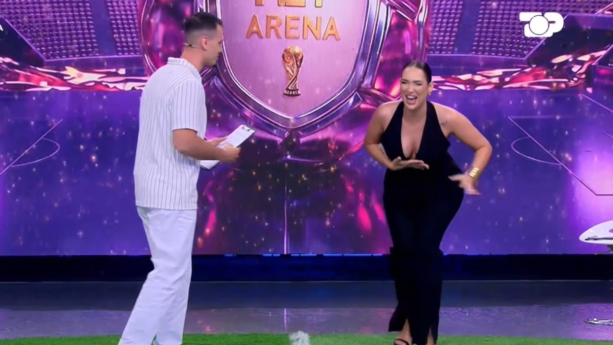 "Si është të ndash skenën me ish-in?", Mateo 'shtanget' nga pyetja e Erjolës në mes të emisionit