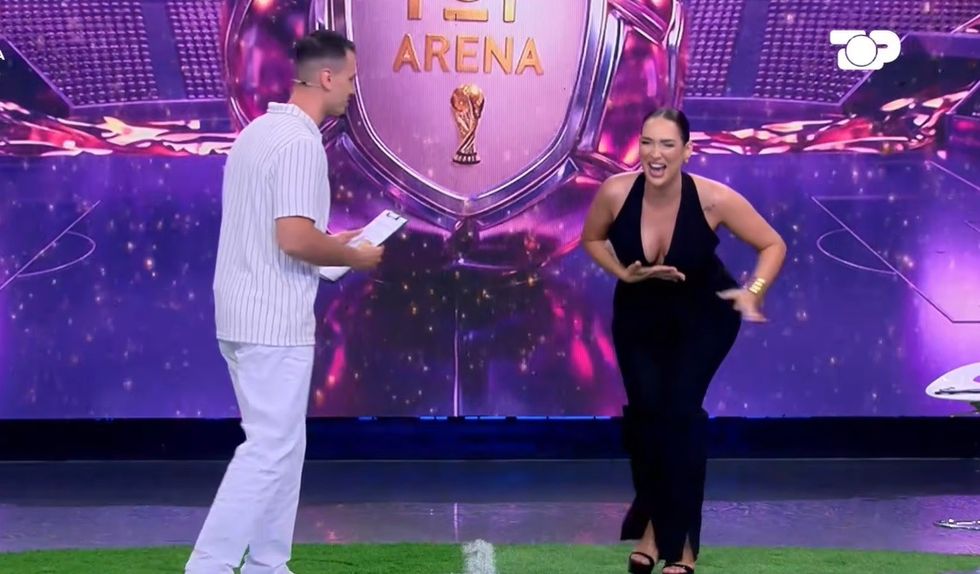 "Si është të ndash skenën me ish-in?", Mateo 'shtanget' nga pyetja e Erjolës në mes të emisionit