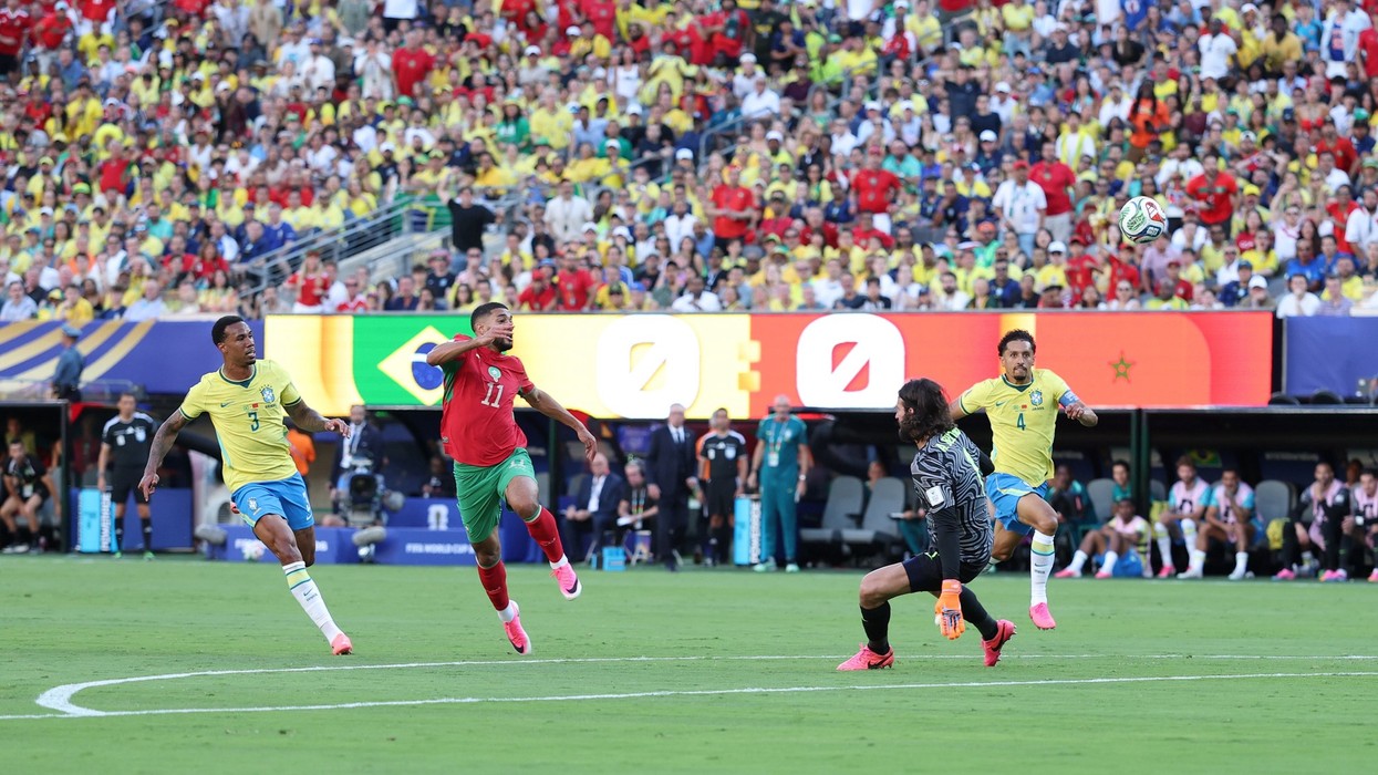 Dominimi i Marokut shpërblehet me gol, Saibari ndëshkon Brazilin